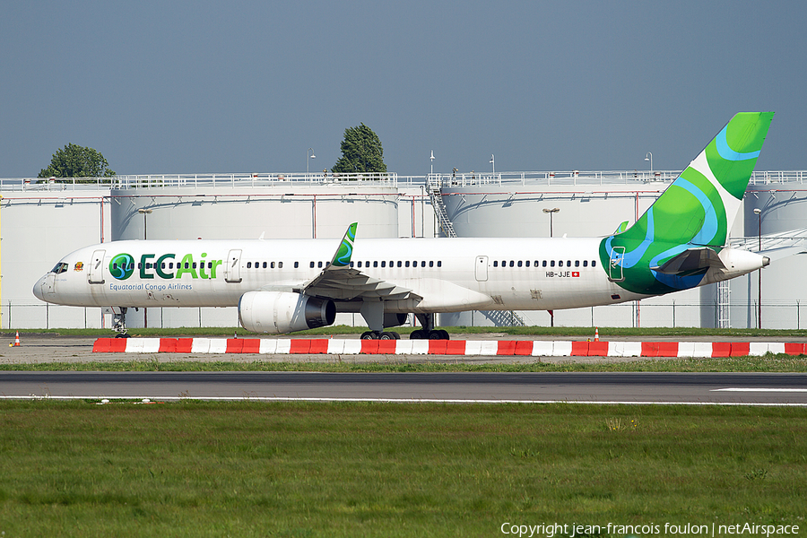 Equatorial Congo Airlines (EC Air) Boeing 757-204 (HB-JJE) | Photo 160988