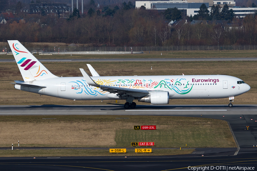 Eurowings (PrivatAir) Boeing 767-316(ER) (HB-JJF) | Photo 223327