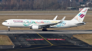 Eurowings (PrivatAir) Boeing 767-316(ER) (HB-JJF) at  Dusseldorf - International, Germany