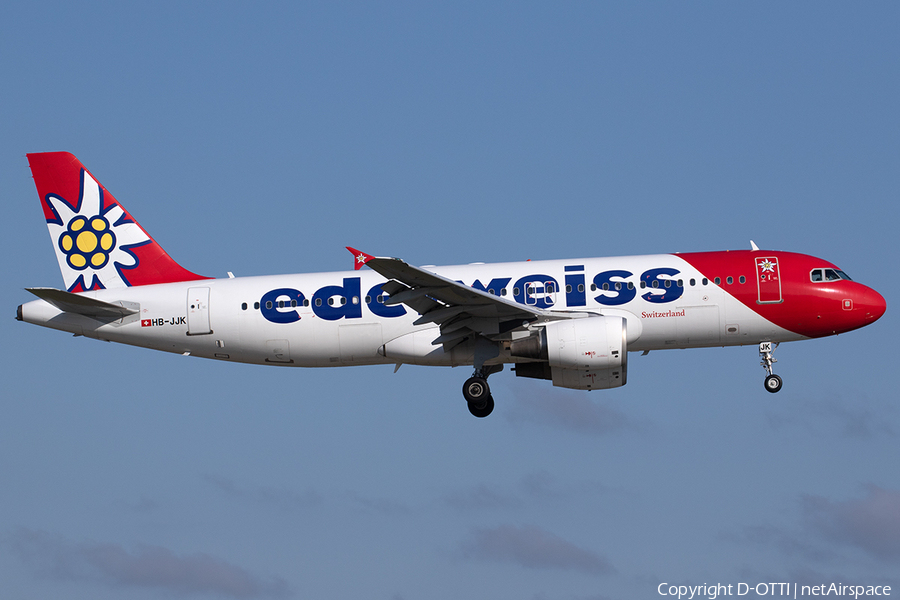 Edelweiss Air Airbus A320-214 (HB-JJK) | Photo 505215