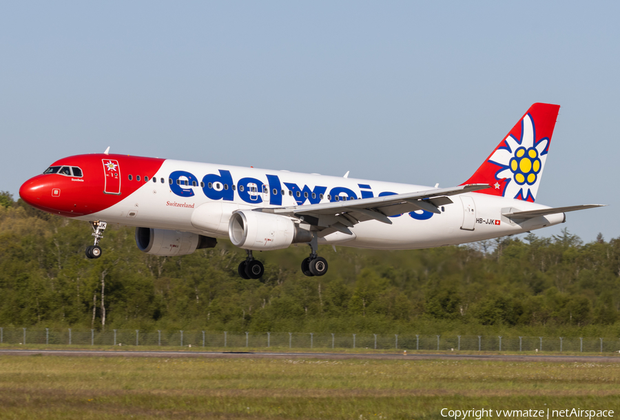 Edelweiss Air Airbus A320-214 (HB-JJK) | Photo 507547