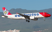 Edelweiss Air Airbus A320-214 (HB-JJK) at  Gran Canaria, Spain