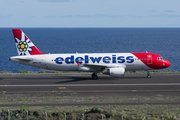 Edelweiss Air Airbus A320-214 (HB-JJL) at  La Palma (Santa Cruz de La Palma), Spain