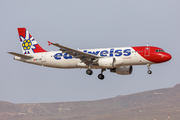 Edelweiss Air Airbus A320-214 (HB-JJM) at  Gran Canaria, Spain