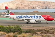 Edelweiss Air Airbus A320-214 (HB-JJM) at  Gran Canaria, Spain