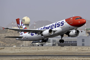 Edelweiss Air Airbus A320-214 (HB-JJM) at  Tenerife Sur - Reina Sofia, Spain