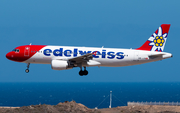 Edelweiss Air Airbus A320-214 (HB-JJN) at  Gran Canaria, Spain