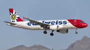 Edelweiss Air Airbus A320-214 (HB-JJN) at  Tenerife Sur - Reina Sofia, Spain