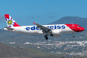 Edelweiss Air Airbus A320-214 (HB-JJN) at  Tenerife Sur - Reina Sofia, Spain