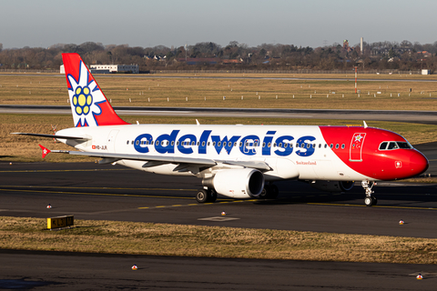 Edelweiss Air Airbus A320-214 (HB-JLR) at  Dusseldorf - International, Germany