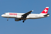 Swiss International Airlines Airbus A320-214 (HB-JLR) at  Rome - Fiumicino (Leonardo DaVinci), Italy
