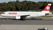 Swiss International Airlines Airbus A320-214 (HB-JLR) at  Palma De Mallorca - Son San Juan, Spain
