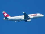 Swiss International Airlines Airbus A320-214 (HB-JLS) at  Malaga, Spain