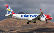 Edelweiss Air Airbus A320-214 (HB-JLT) at  Lanzarote - Arrecife, Spain