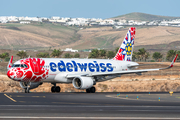 Edelweiss Air Airbus A320-214 (HB-JLT) at  Lanzarote - Arrecife, Spain