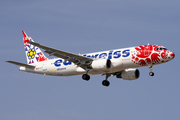 Edelweiss Air Airbus A320-214 (HB-JLT) at  Lanzarote - Arrecife, Spain