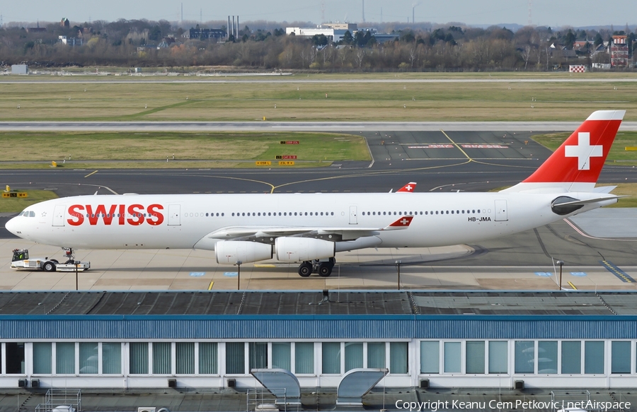 Swiss International Airlines Airbus A340-313X (HB-JMA) | Photo 151564