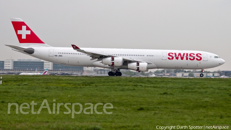 Swiss International Airlines Airbus A340-313X (HB-JMA) | Photo 158591