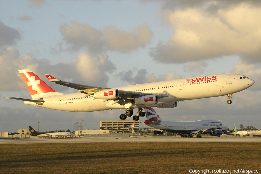 Swiss International Airlines Airbus A340-313X (HB-JMA) | Photo 13542