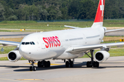 Swiss International Airlines Airbus A340-313X (HB-JMA) at  Zurich - Kloten, Switzerland