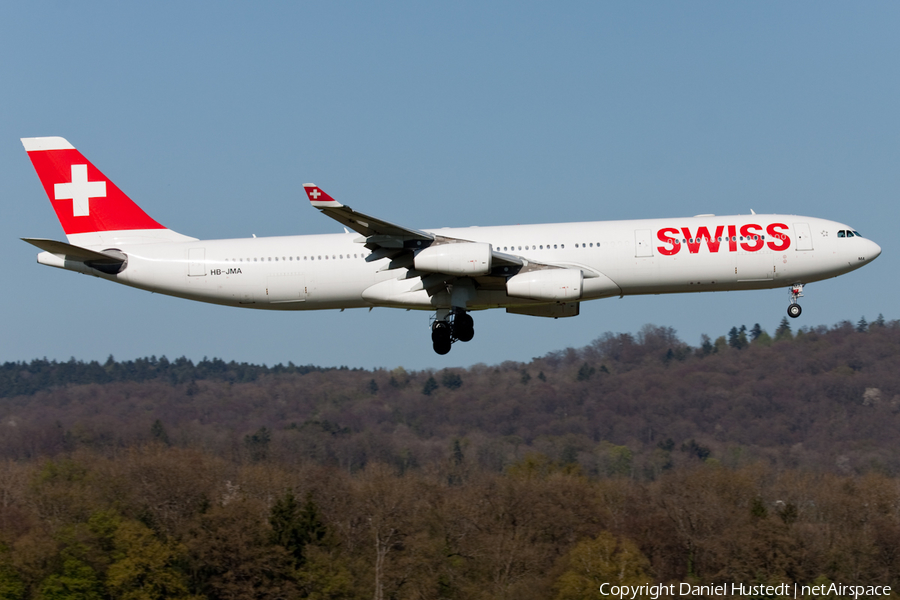Swiss International Airlines Airbus A340-313X (HB-JMA) | Photo 421075