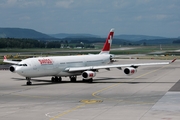 Swiss International Airlines Airbus A340-313X (HB-JMA) at  Zurich - Kloten, Switzerland
