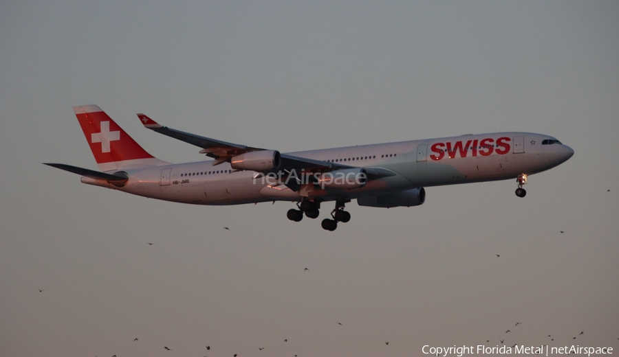Swiss International Airlines Airbus A340-313X (HB-JMB) | Photo 655475
