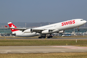 Swiss International Airlines Airbus A340-313X (HB-JMB) at  Zurich - Kloten, Switzerland