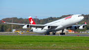 Swiss International Airlines Airbus A340-313X (HB-JMB) at  Zurich - Kloten, Switzerland