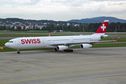 Swiss International Airlines Airbus A340-313X (HB-JMB) at  Zurich - Kloten, Switzerland
