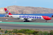 Edelweiss Air Airbus A340-313X (HB-JMC) at  Gran Canaria, Spain