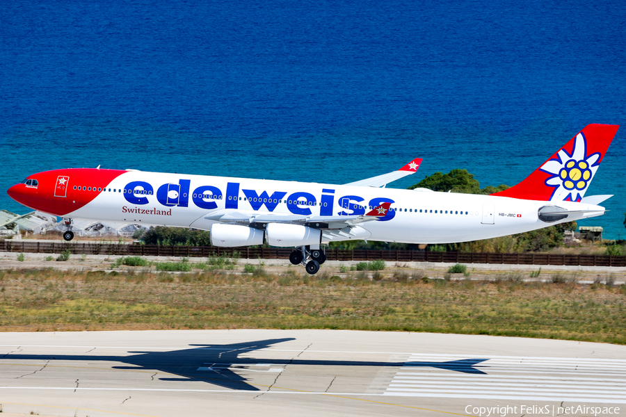 Swiss International Airlines Airbus A340-313X (HB-JMC) | Photo 582366