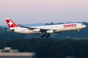 Swiss International Airlines Airbus A340-313X (HB-JMC) at  Zurich - Kloten, Switzerland