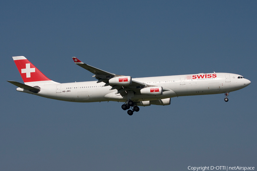 Swiss International Airlines Airbus A340-313X (HB-JMC) | Photo 269220