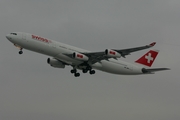 Swiss International Airlines Airbus A340-313X (HB-JMC) at  Zurich - Kloten, Switzerland