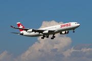 Swiss International Airlines Airbus A340-313X (HB-JMC) at  Zurich - Kloten, Switzerland