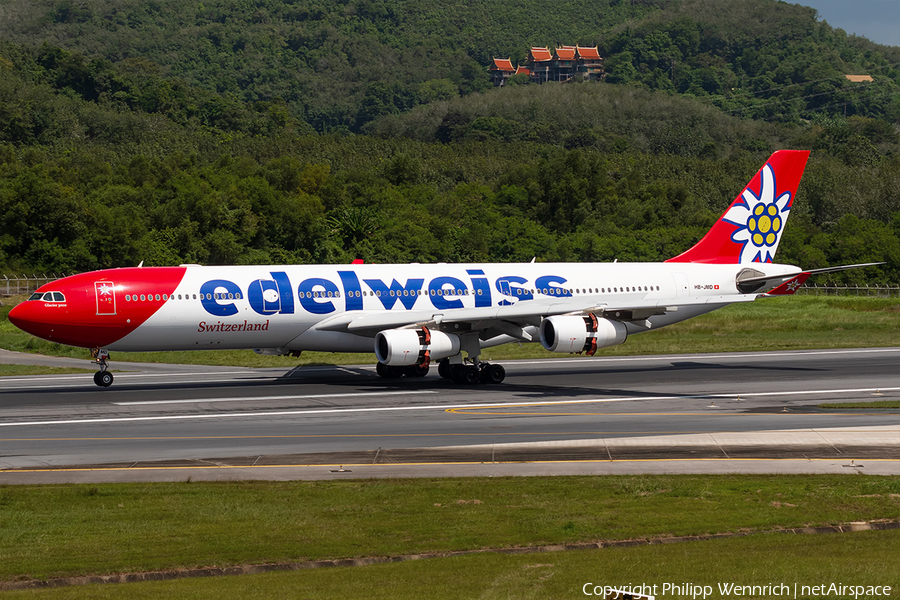 Edelweiss Air Airbus A340-313X (HB-JMD) | Photo 370902
