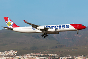 Edelweiss Air Airbus A340-313X (HB-JMD) at  Gran Canaria, Spain