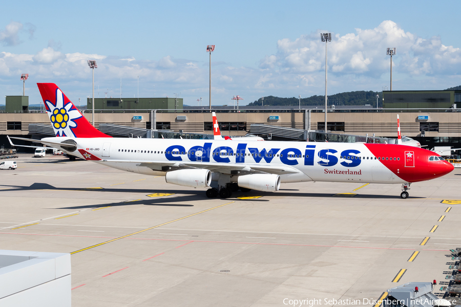 Edelweiss Air Airbus A340-313X (HB-JMD) | Photo 355867