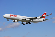 Swiss International Airlines Airbus A340-313X (HB-JMD) at  Barcelona - El Prat, Spain