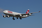 Swiss International Airlines Airbus A340-313X (HB-JMD) at  Barcelona - El Prat, Spain