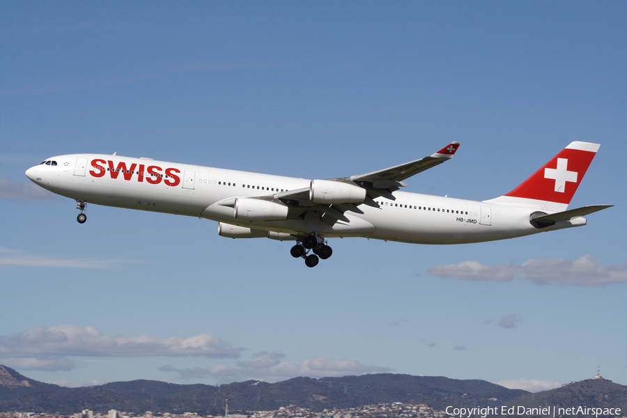 Swiss International Airlines Airbus A340-313X (HB-JMD) | Photo 151613