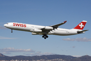 Swiss International Airlines Airbus A340-313X (HB-JMD) at  Barcelona - El Prat, Spain