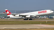 Swiss International Airlines Airbus A340-313X (HB-JMD) at  Zurich - Kloten, Switzerland