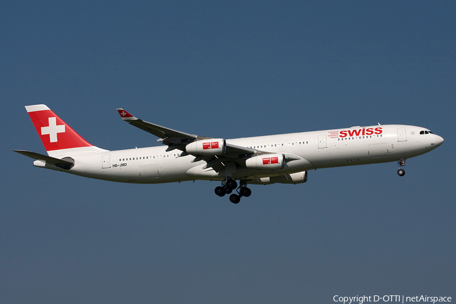 Swiss International Airlines Airbus A340-313X (HB-JMD) | Photo 269221