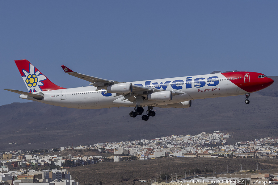 Edelweiss Air Airbus A340-313E (HB-JME) | Photo 644430