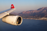 Edelweiss Air Airbus A340-313E (HB-JME) at  Heraklion - International, Greece