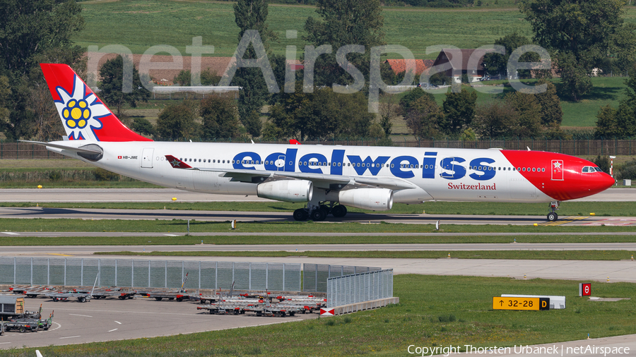 Edelweiss Air Airbus A340-313E (HB-JME) | Photo 344987