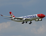 Edelweiss Air Airbus A340-313E (HB-JME) at  Zurich - Kloten, Switzerland