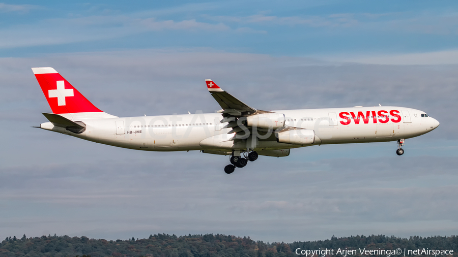 Swiss International Airlines Airbus A340-313E (HB-JME) | Photo 226586